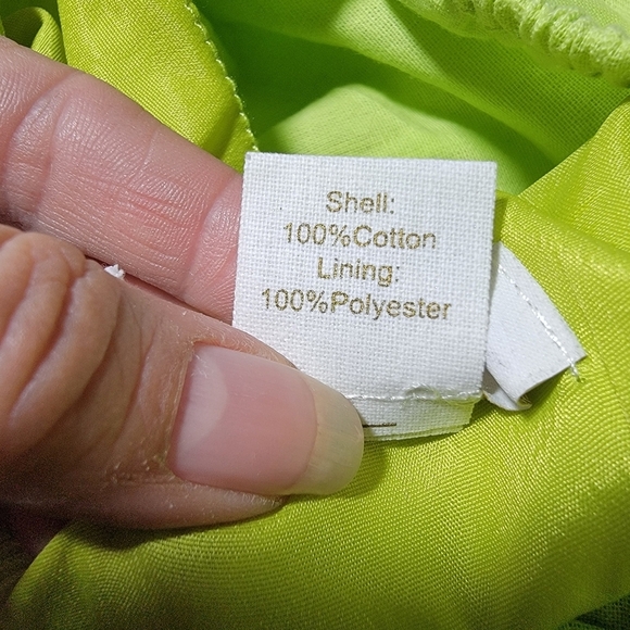 Collective the Label Size 6 Lime Green Puff Sleeve Tie Front Dress, NEW w/ Tag - Picture 16 of 16